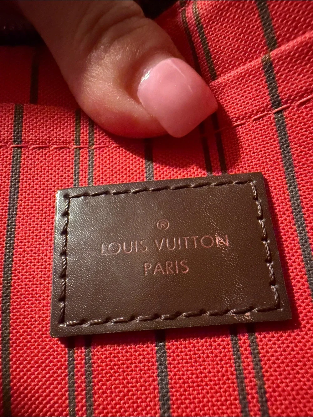 Louis Vuitton Brown Damier Ebene Neverfull MM